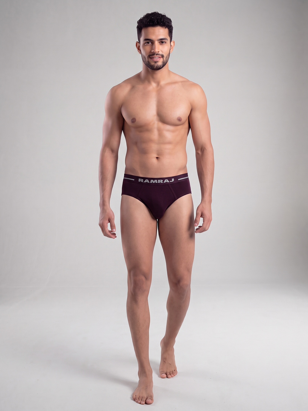 Combed Cotton Assorted Colour Outer Elastic Brief Plus Size Suriya (Pack of 2)