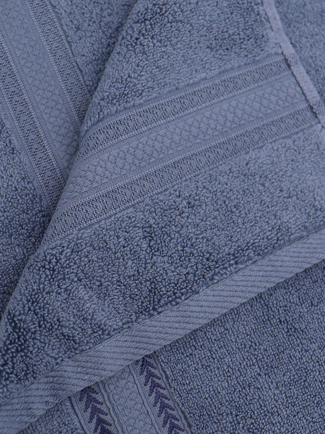 Luxury Bath Zero Twist Terry Towel Blue - 0.75m*1.50m