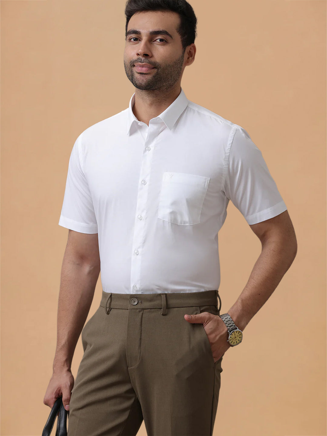 Premium Giza Blend White Shirt – Luxor