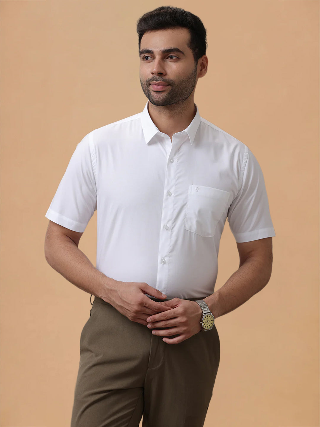 Wrinkle Free White Shirt – Soft Touch | Stay Sharp All Day