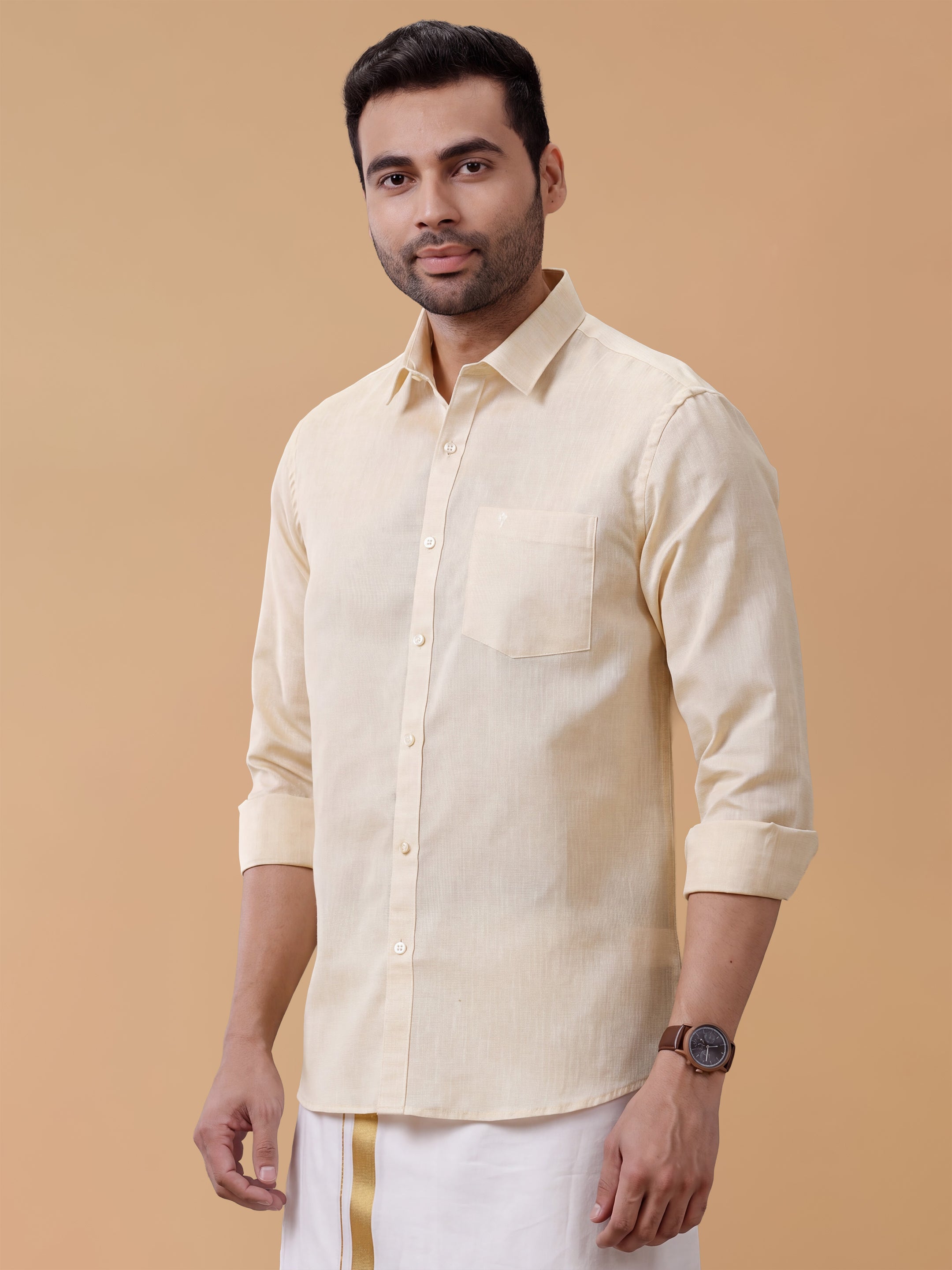 Cotton Rich Sandal Regular Fit Shirt T3 CV8