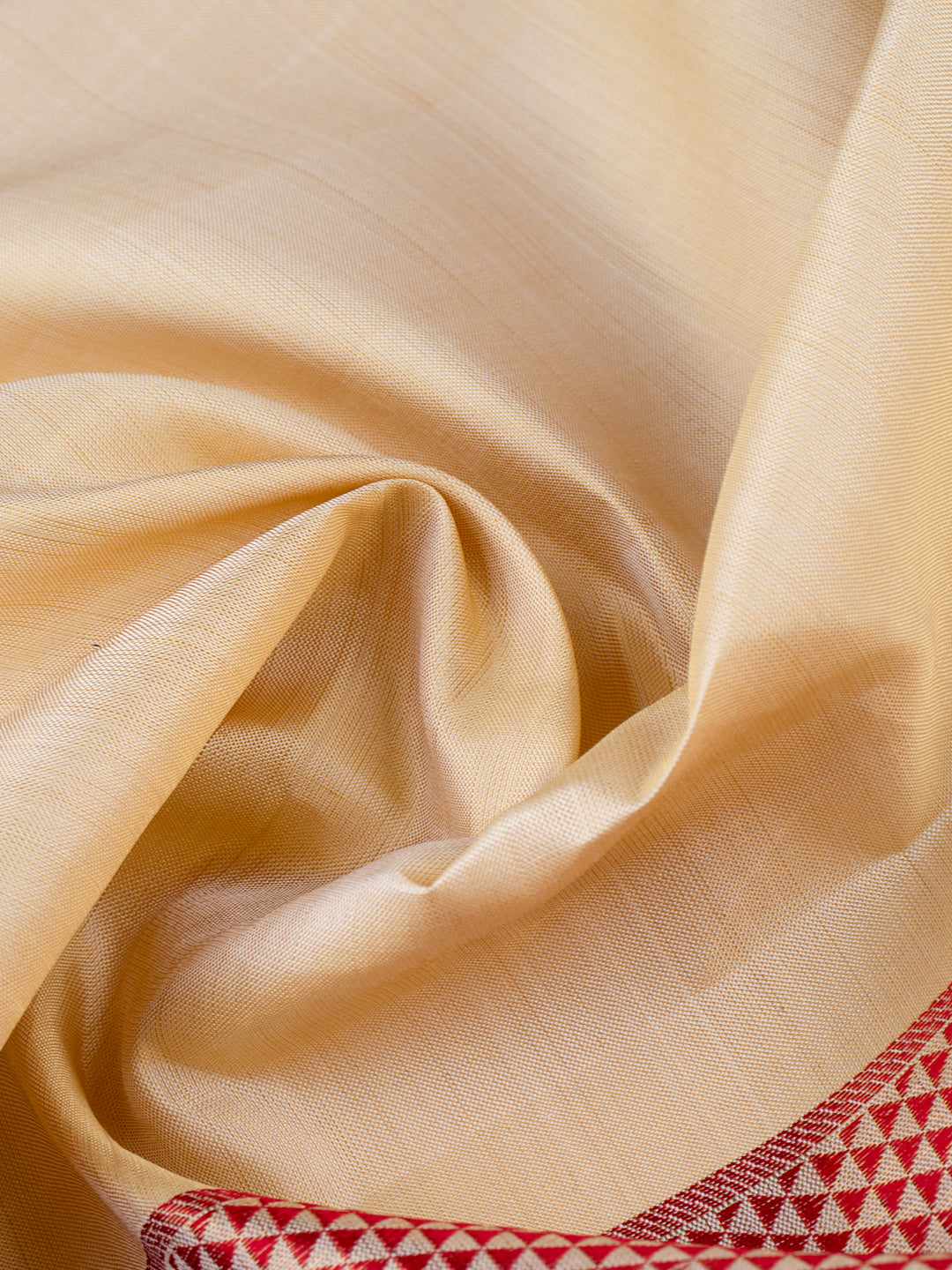 Men 100% Pure Silk 4 1/2" Jari Gold Border Amirtham