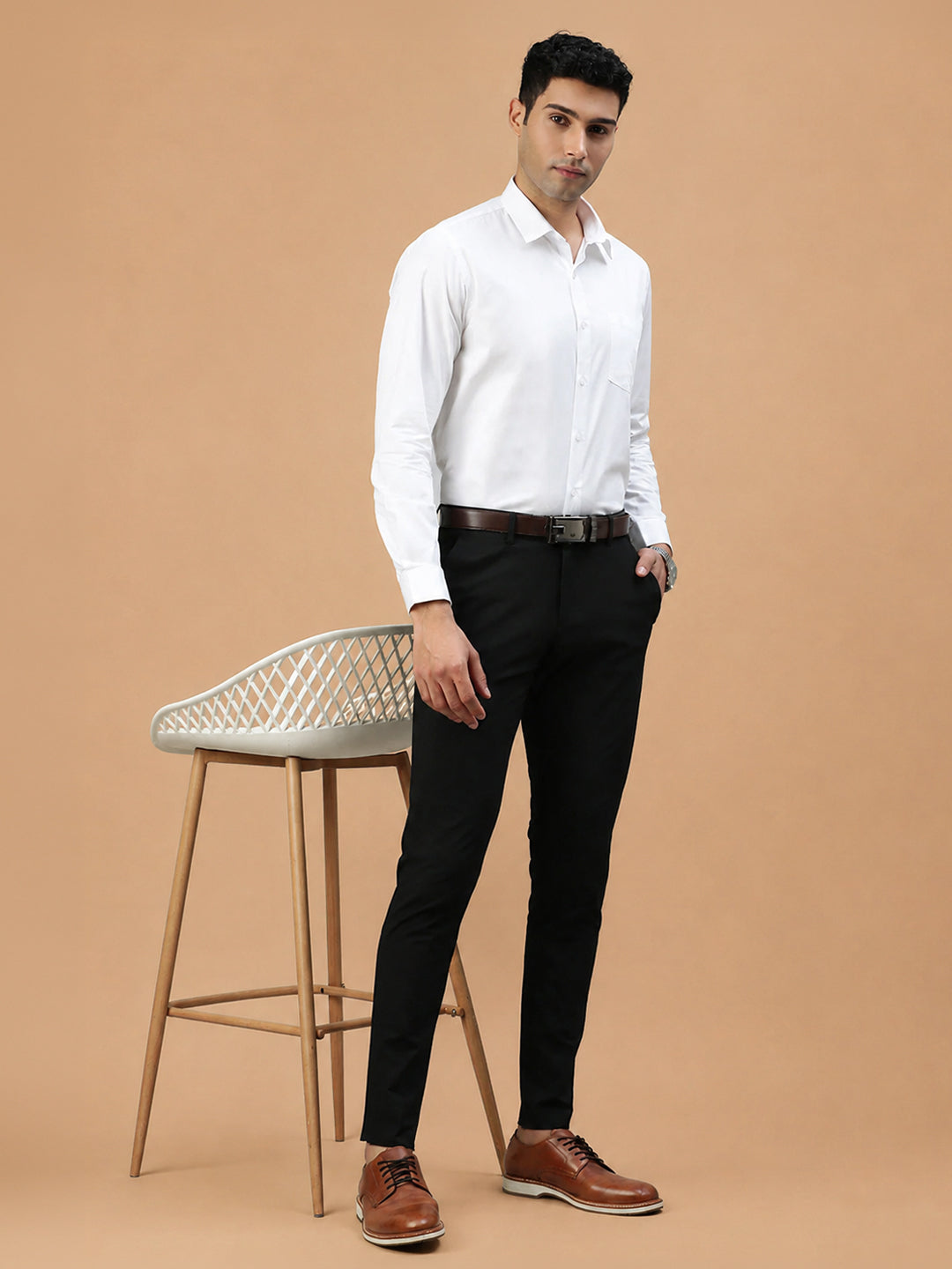 Starch Finish 100% Cotton White Shirt – Cool Cotton