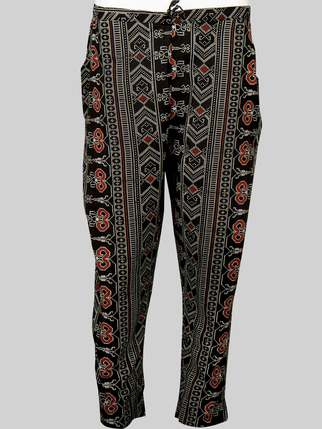 Women Cotton Printed Kurti Set Black EKS50