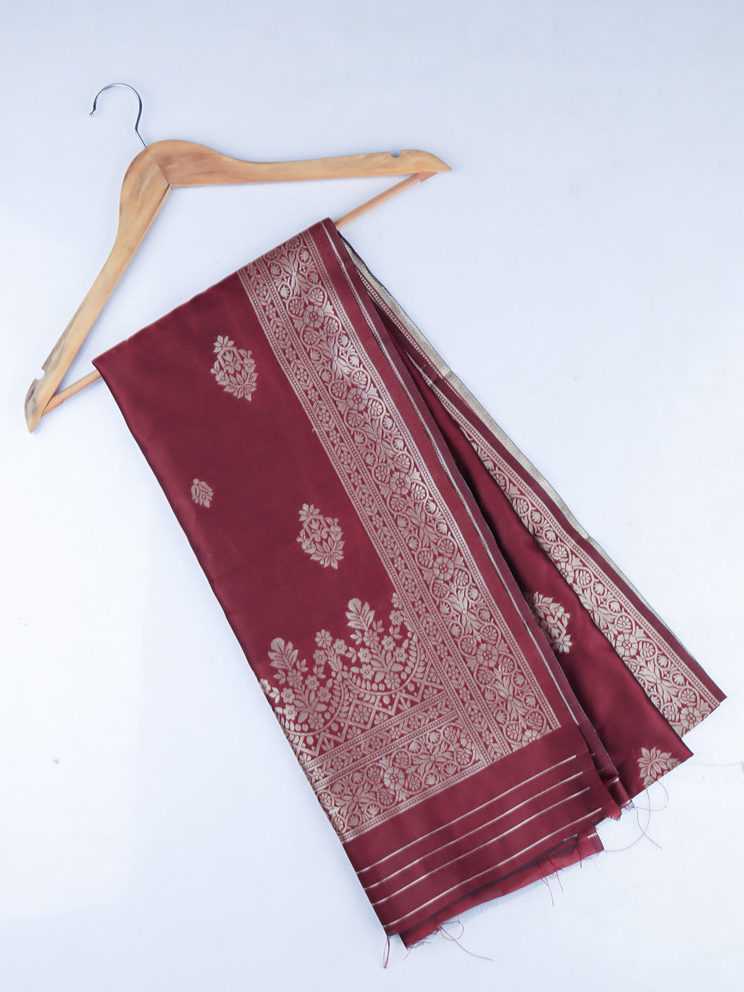 Women Cotton Dress Material Maroon DM247