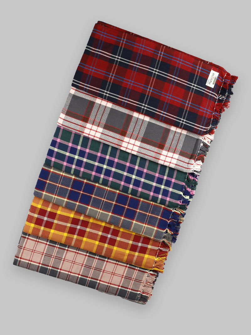 Highly Absorbent Cotton Colour Checked Bath Towel Hornet