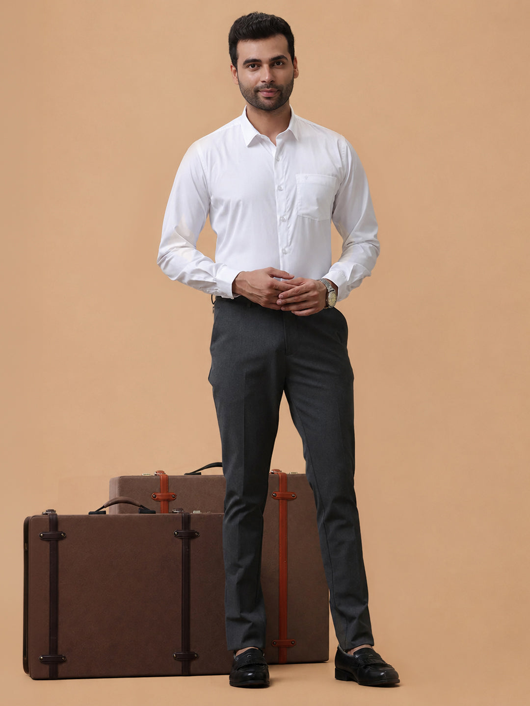 Giza Cotton White Shirt – Giza Club 6001