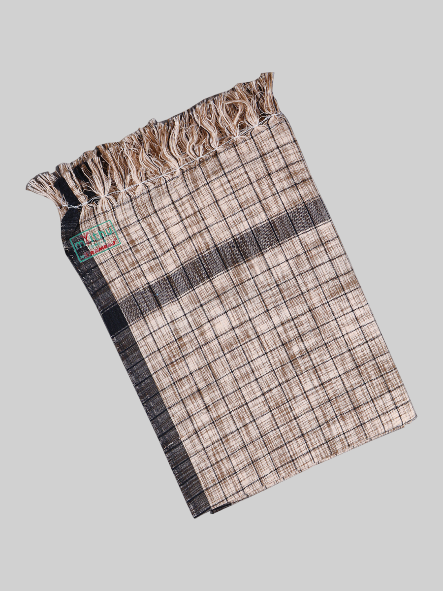 Cotton Colour Bath Towel Vihar Fire Fly (2 Pcs Pack)-Brown