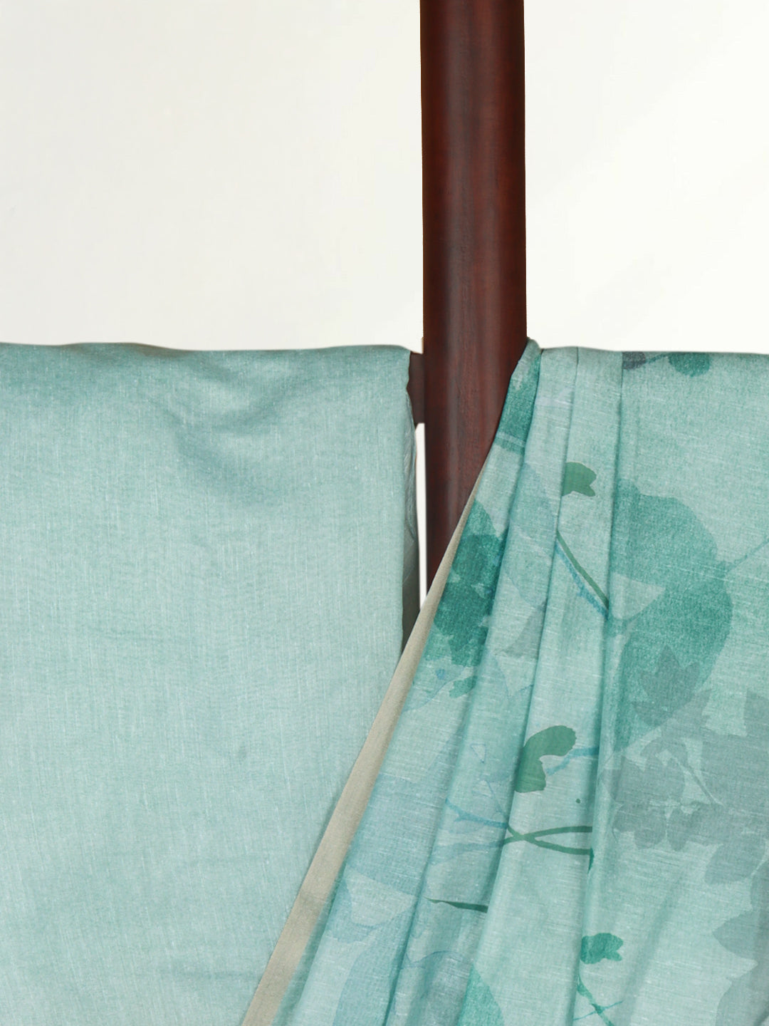 Women Mint Green Semi Tussar Saree ST276