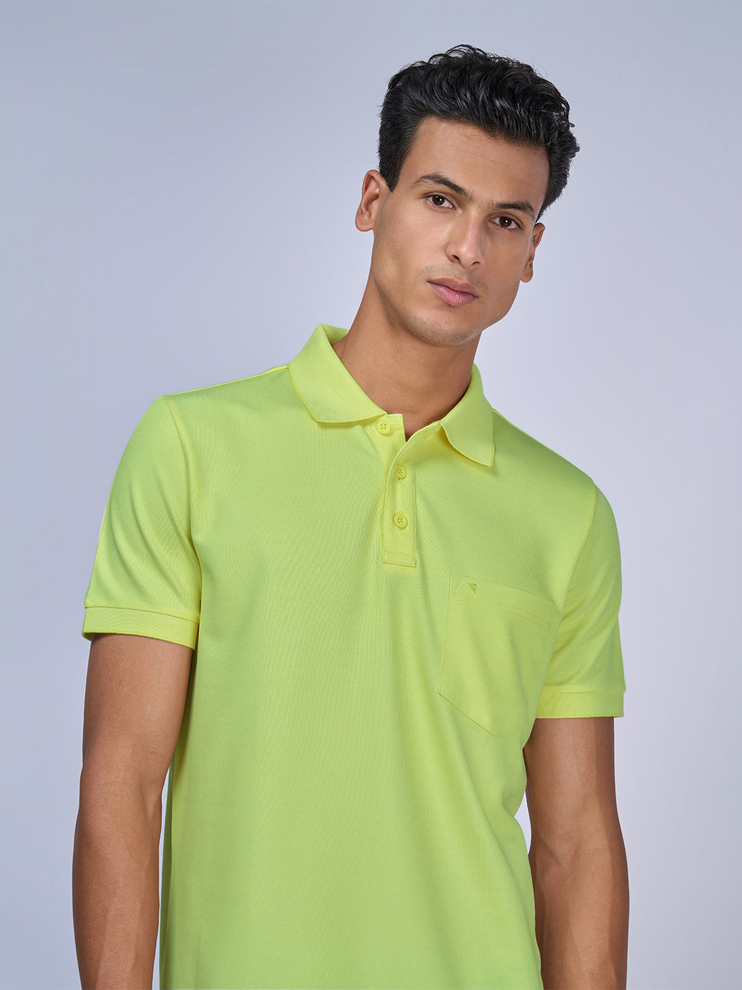 Men Cotton Rich Smart Fit Expert Polo T-Shirt Green EP47