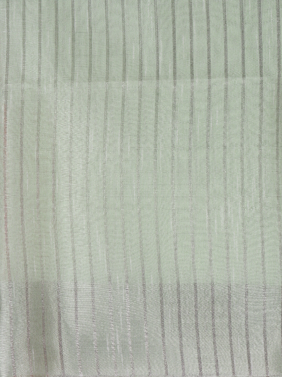 Women Semi Linen Saree Light Green SL213
