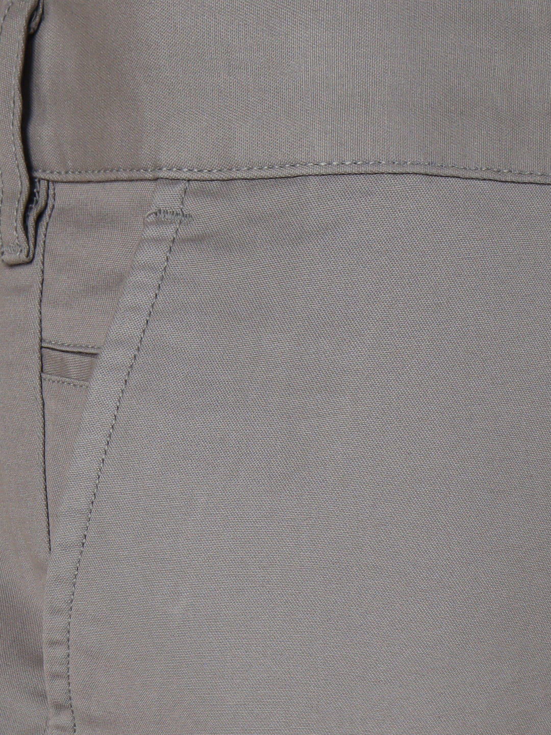Men Cotton Lycra Grey Smart Fit Pant Zara