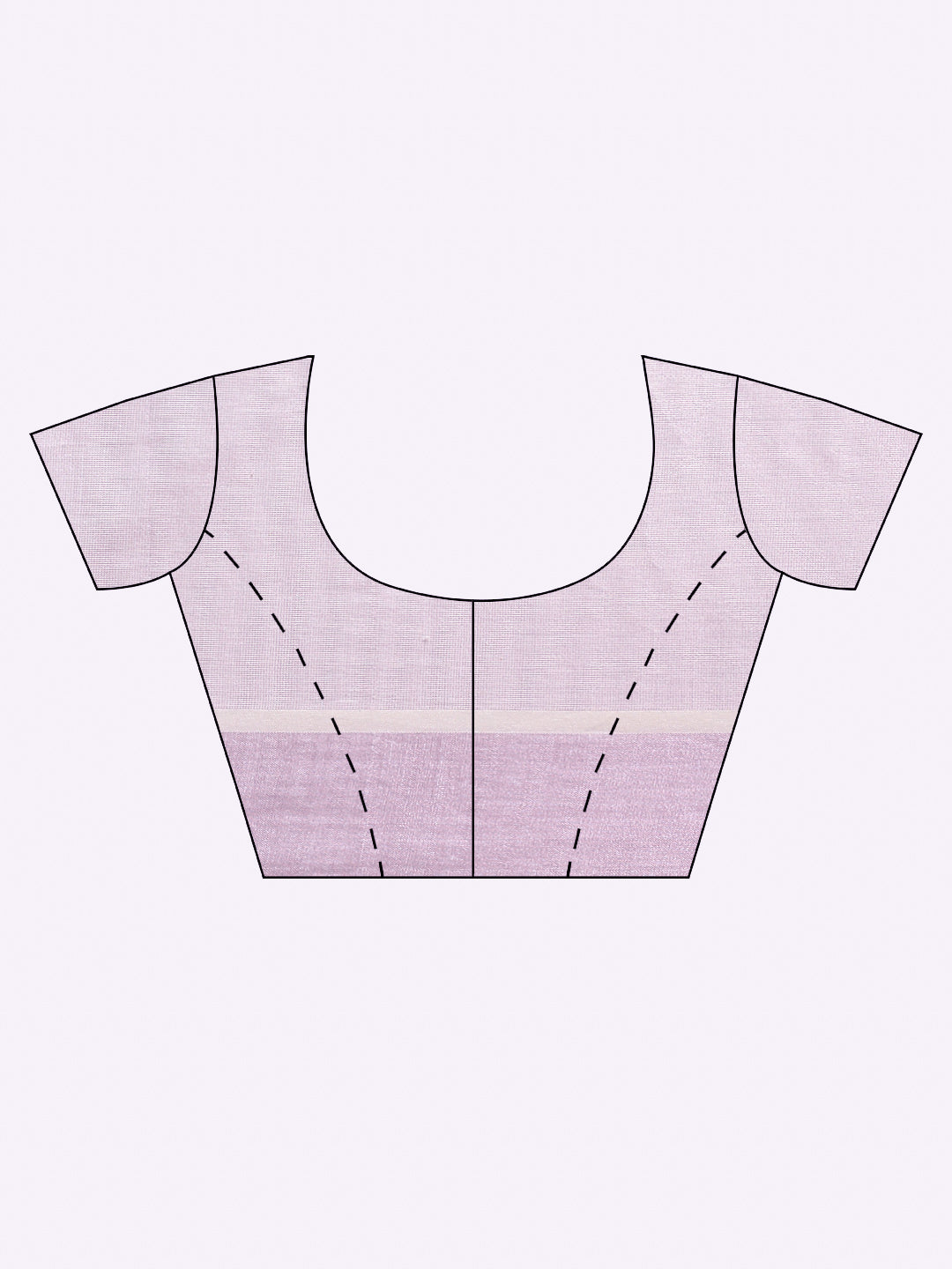 Women Traditional Kerala Tissue Rose Gold Plain Saree KS216