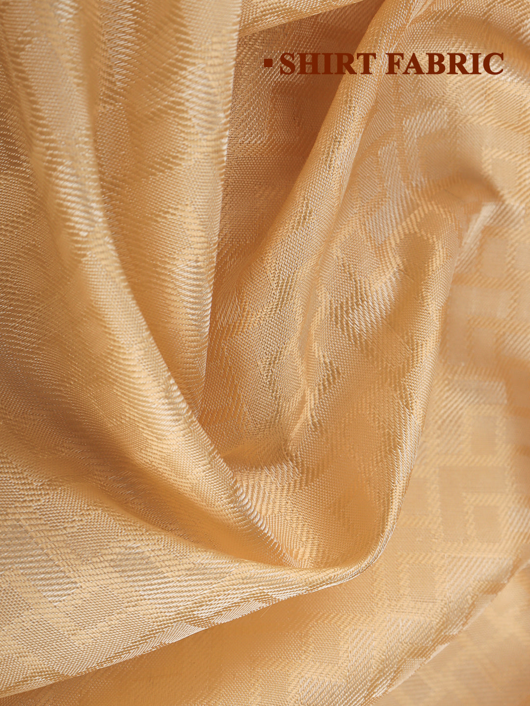 Men Art Silk Jari Dhoti & Shirting Peach Mangalakara Set 140k (2 in 1)
