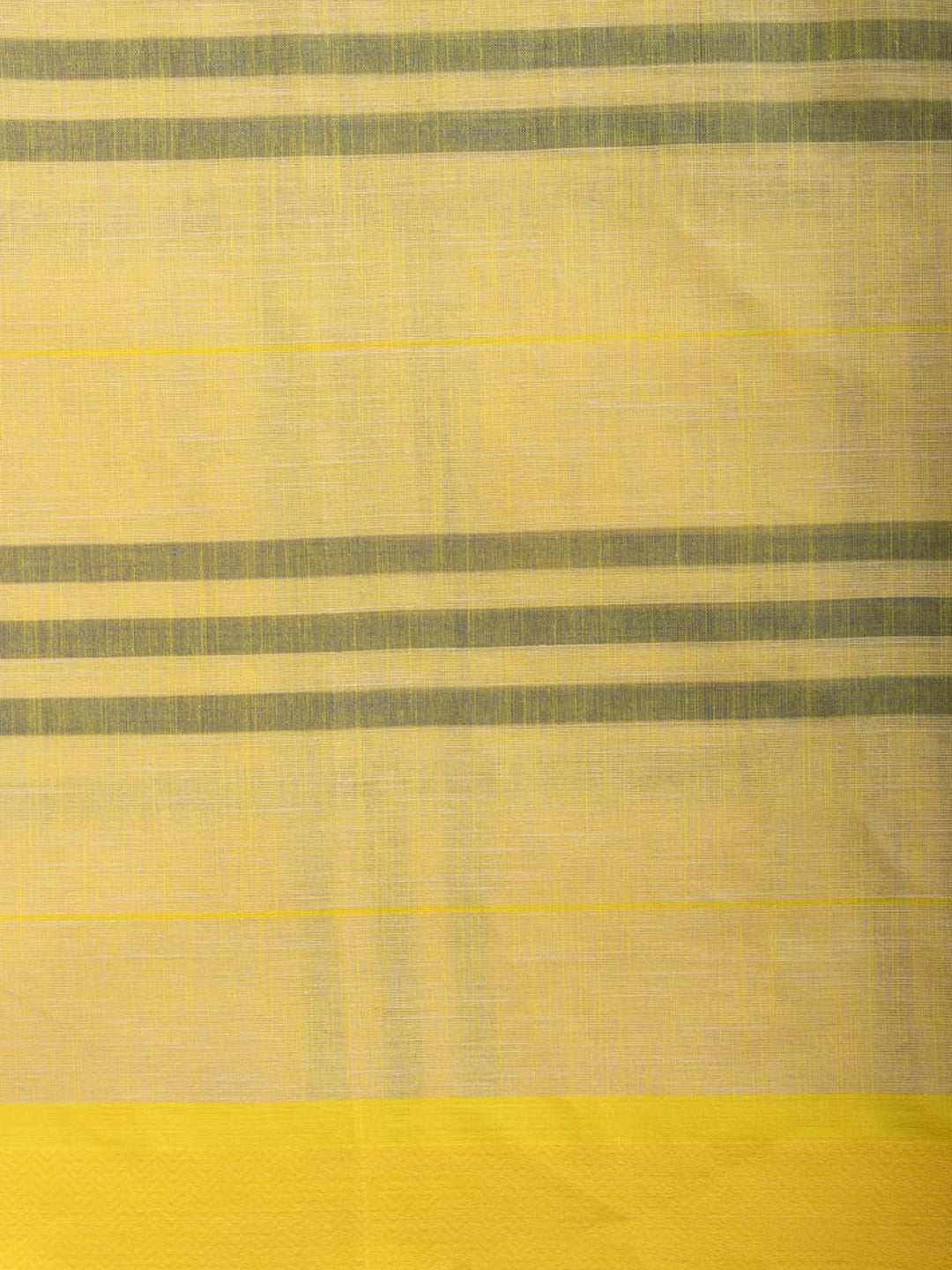 Womens Elegant Semi Cotton Yellow With Sandal Cotton Weaving Saree SCS51