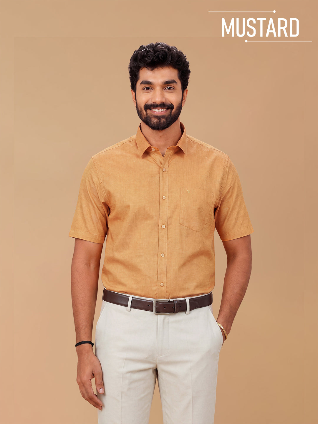 Pick Any 2 - Giza Cotton Half Sleeves Regular Fit Shirts