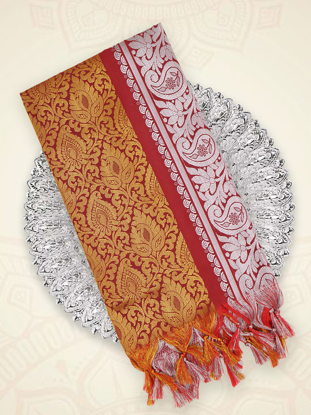 Art Silk Ponnadai Shawl Assorted Colour 513