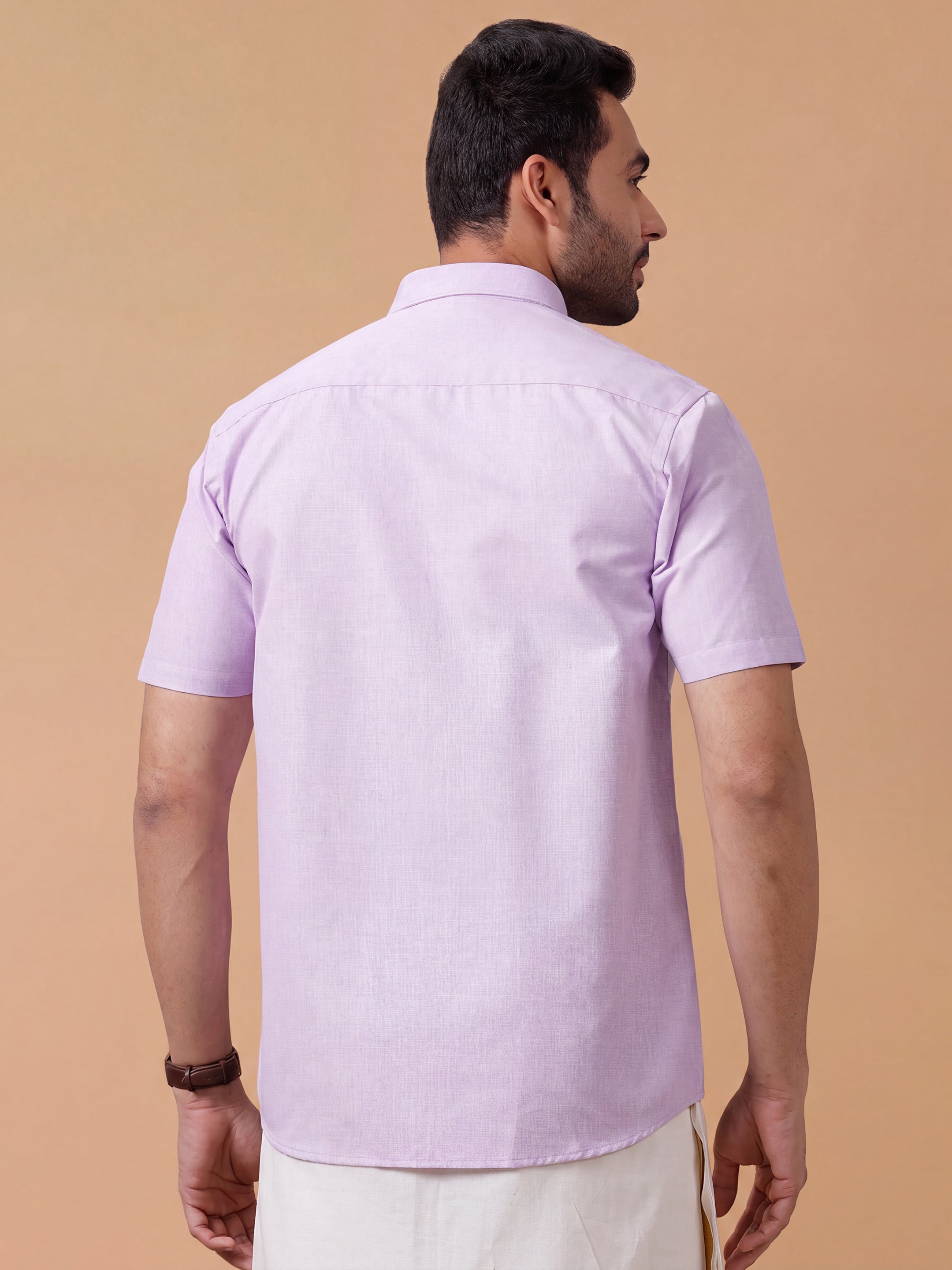 Cotton Rich Violet  Regular Fit Shirt T1 GC17
