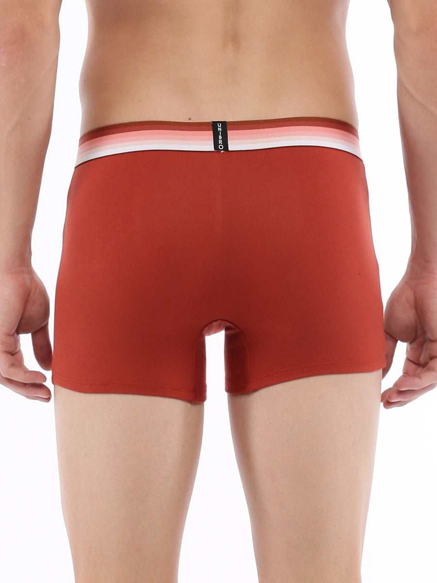 Mens Premium Trunk with Outer Elastic TENCEL™ Modal Fiber Fabric-Back view