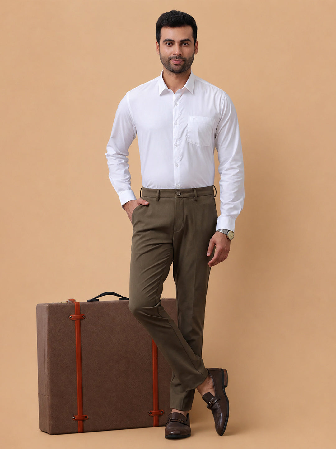 Premium Giza Blend White Shirt – Luxor