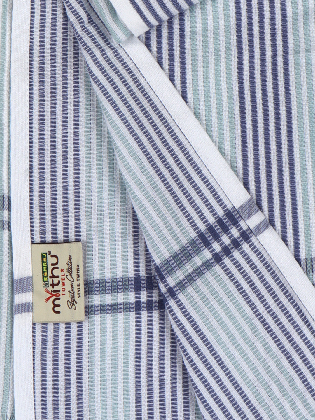 100% Cotton Stripes Designed Signature Bath Towel Pack of 2 1150