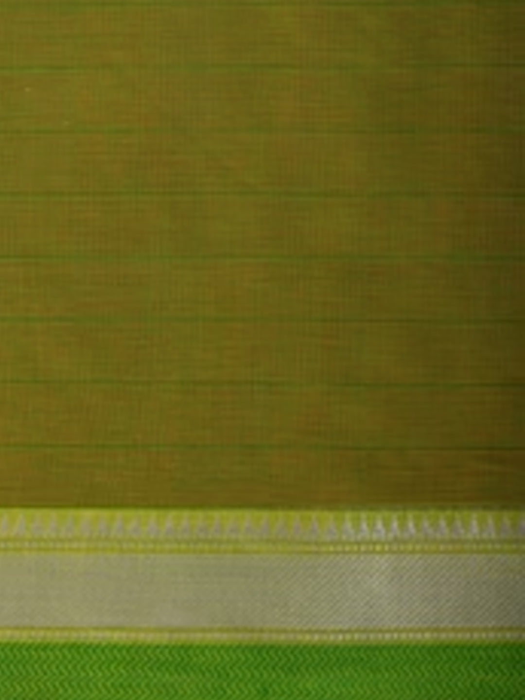 Womens Elegant Semi Cotton Orange With Green Cotton Weaving Saree SCS58