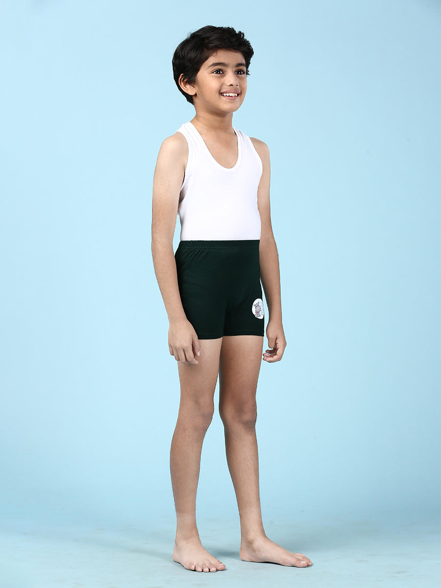 Boys Assorted Colour Plain Briefs Pack of 5