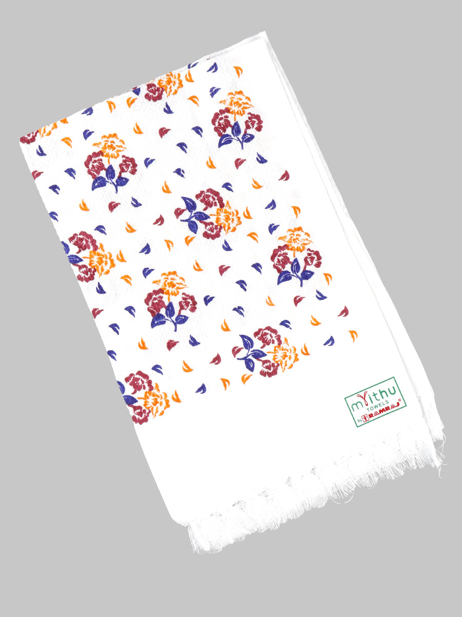 Cool Touch Napkin Print Cotton Towel (4 PCs Pack)-Design four