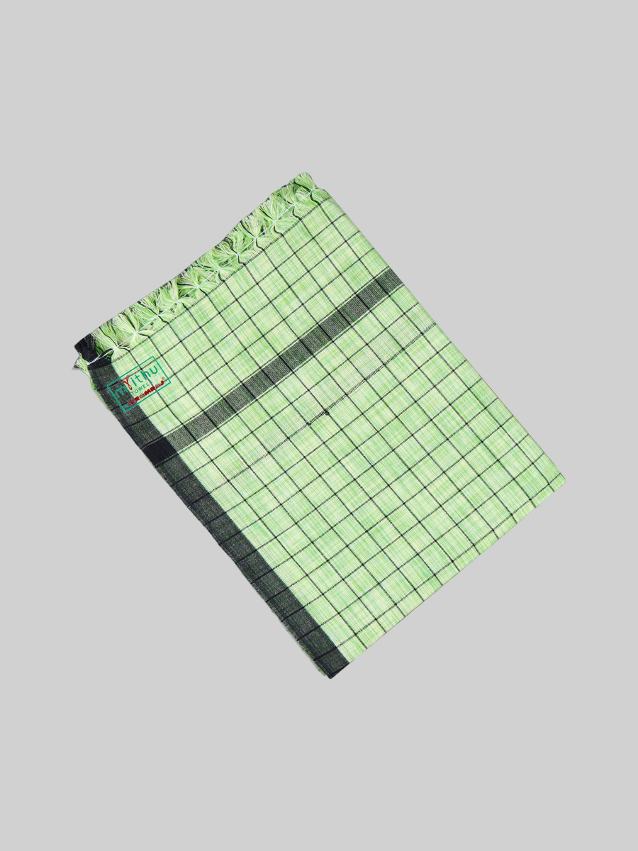 Cotton Colour Bath Towel Vihar Fire Fly (2 Pcs Pack)-Green