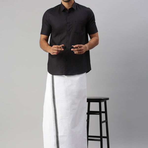 Ramraj cotton Burgandy Cotton Blend Regular Fit Men's Dhoti Shirt Set (  Pack of 1 ) - Buy Ramraj cotton Burgandy Cotton Blend Regular Fit Men's  Dhoti Shirt Set ( Pack of