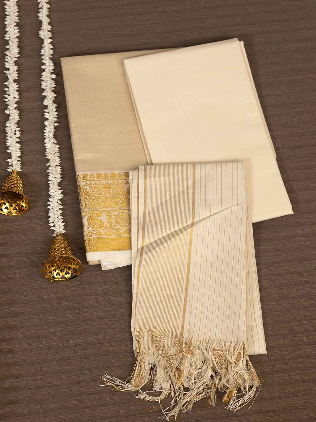 Women Traditional Tissue Fabric Dress Material DM314