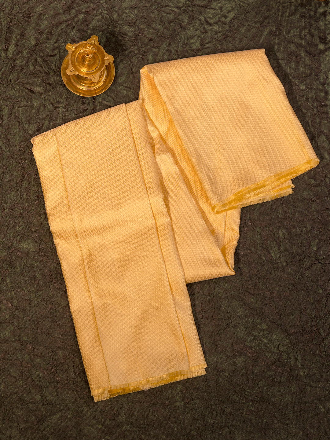 Men Beige Silk Shirting Fabric HBC02