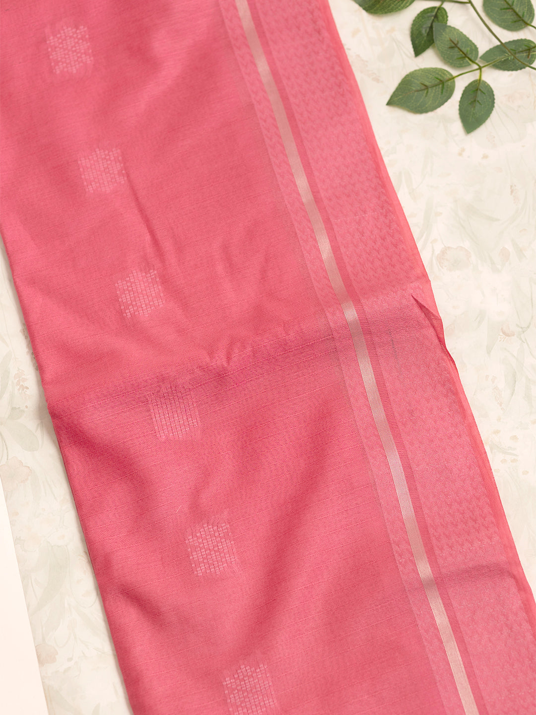 Women Pink Semi Tussar Saree ST223