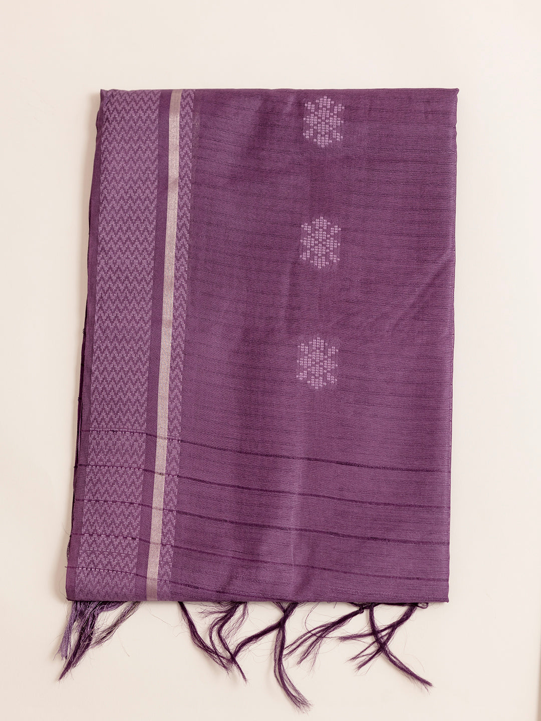 Women Violet Semi Tussar Saree ST229
