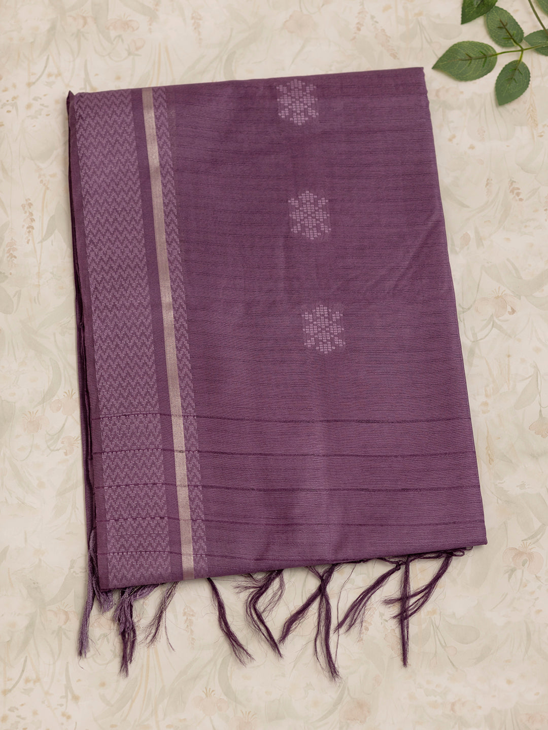 Women Violet Semi Tussar Saree ST229
