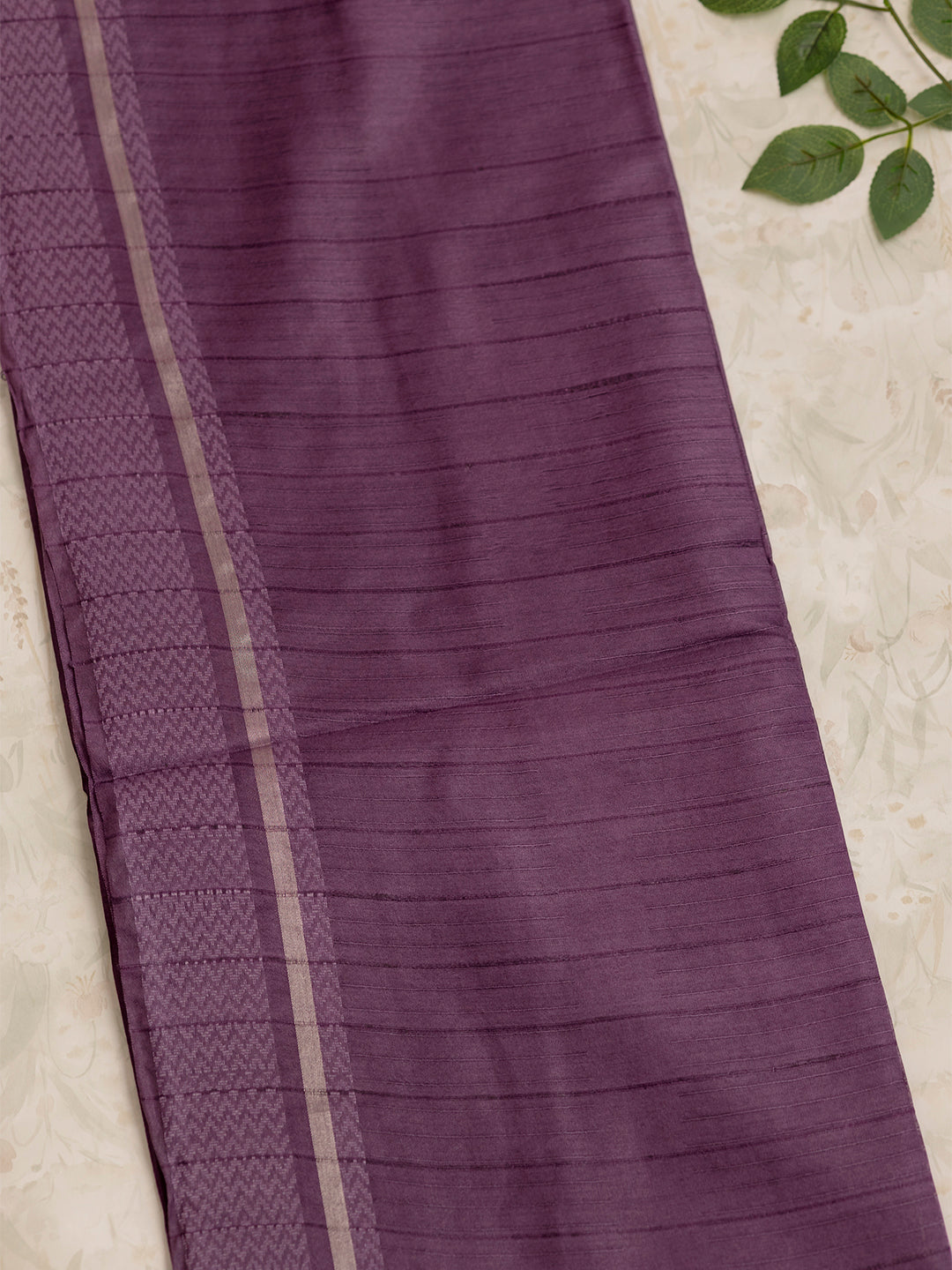Women Violet Semi Tussar Saree ST229