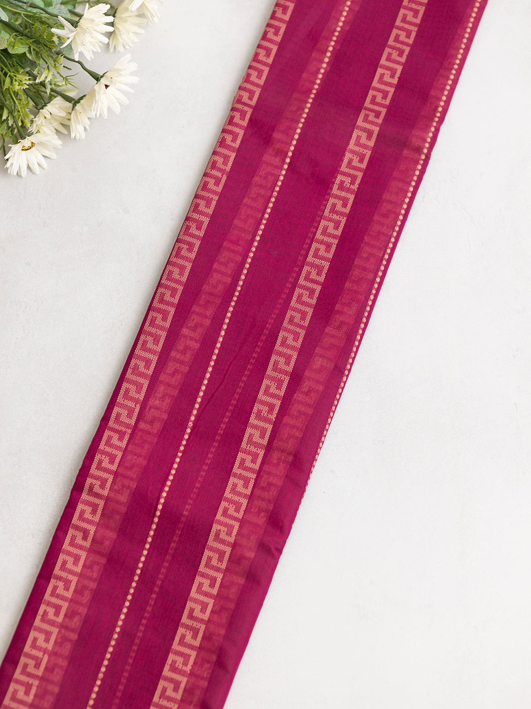 Women Purple Kora Cotton Saree PCS175
