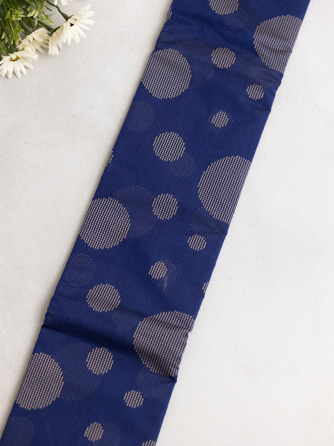 Women Blue Kora Cotton Saree PCS164