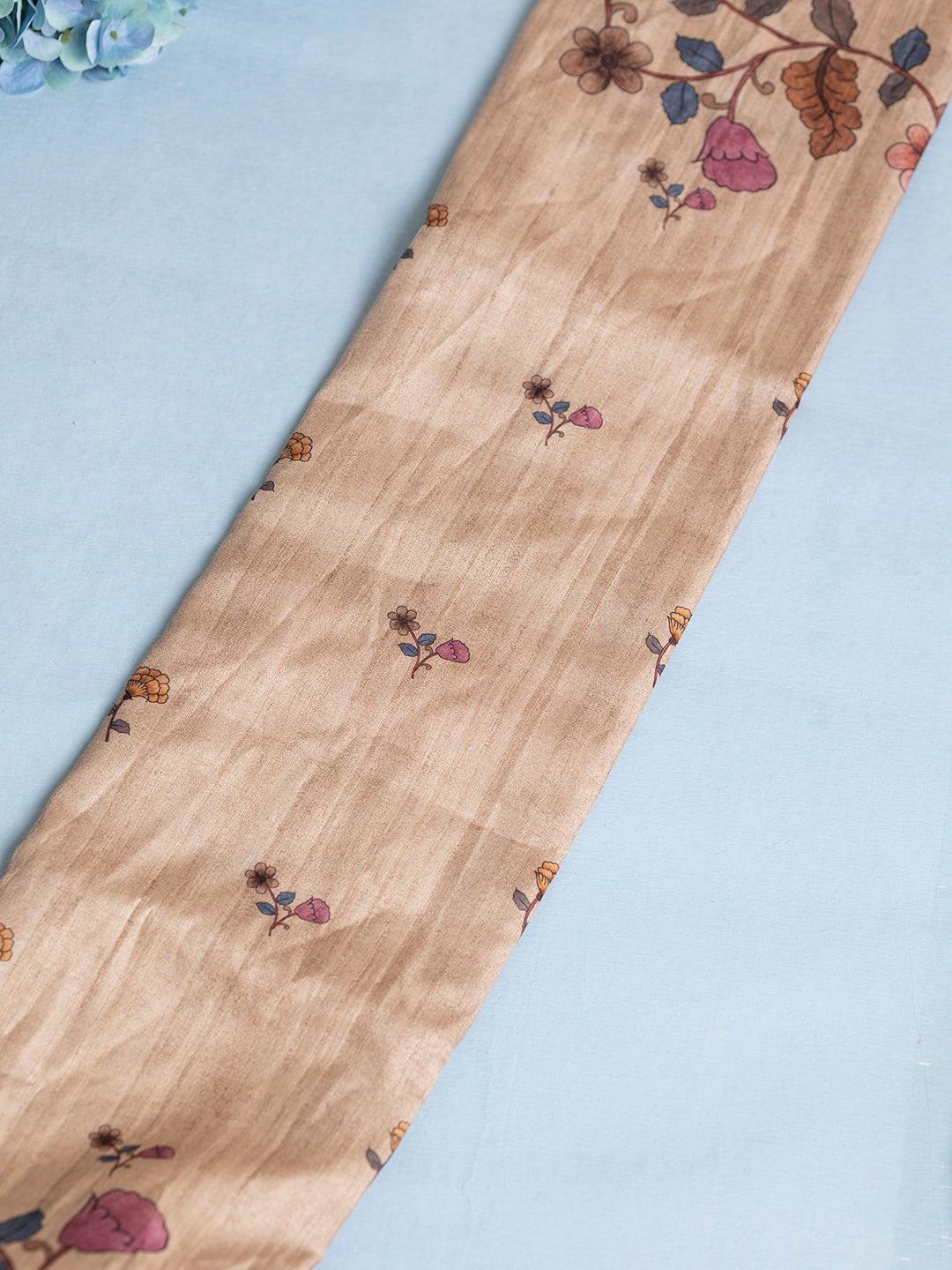 Women Semi Raw Silk Saree Sandal SRS98