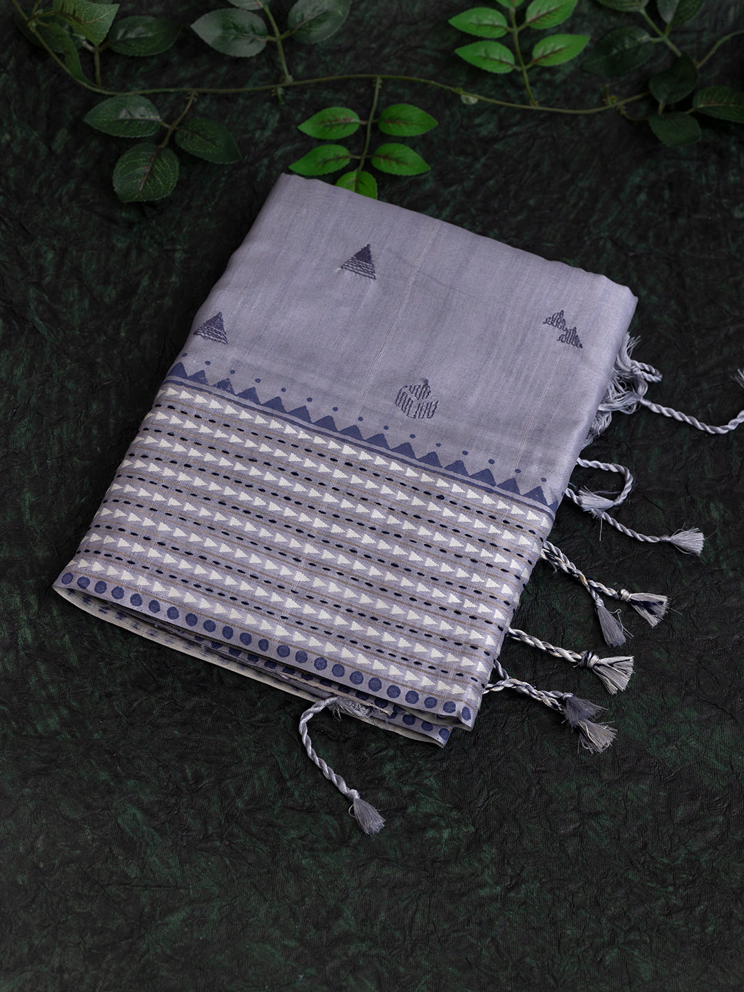 Women Semi Raw Silk Saree Light Blue SRS101