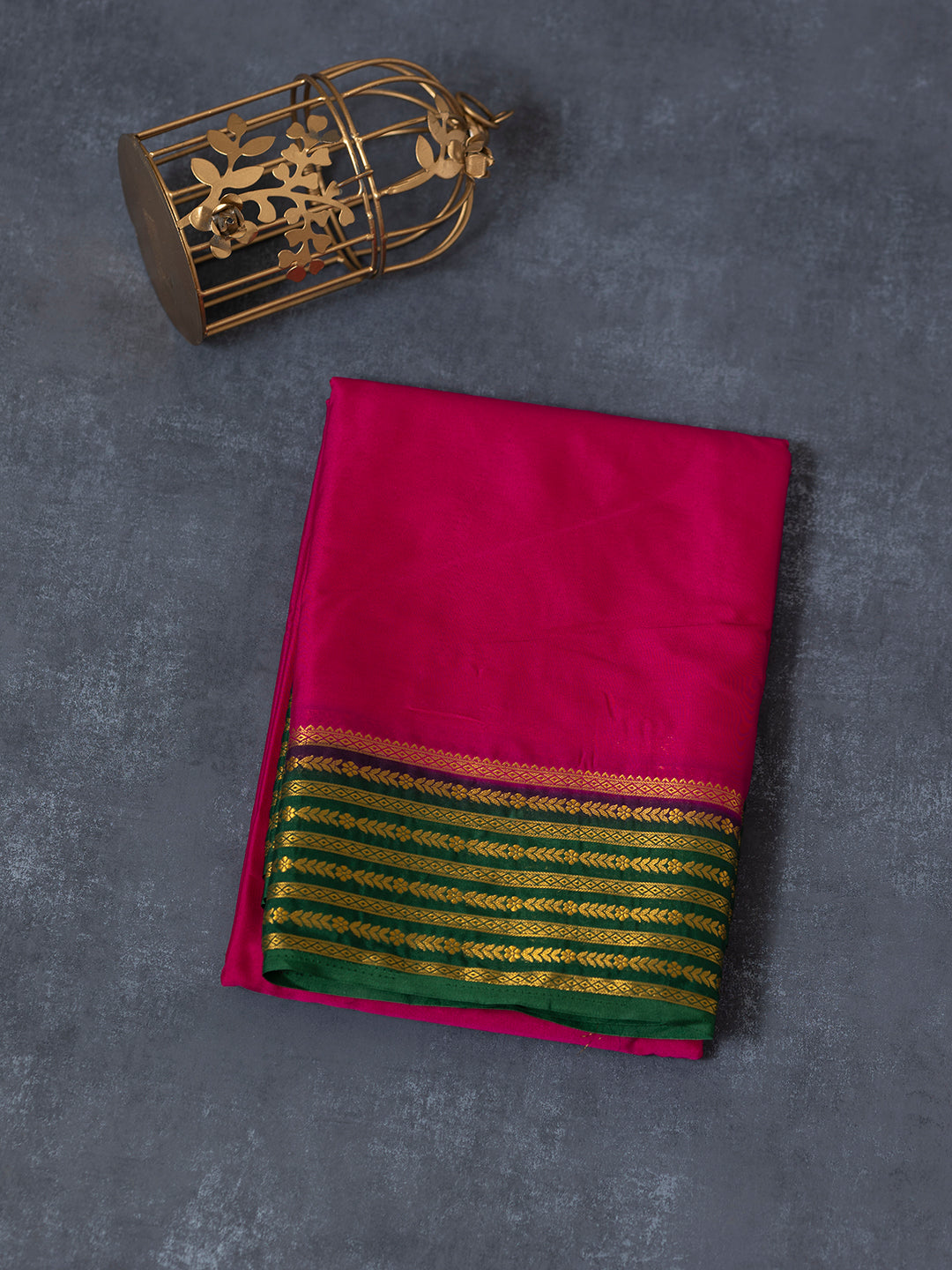 Women Semi Soft Silk Saree Magenta SS344
