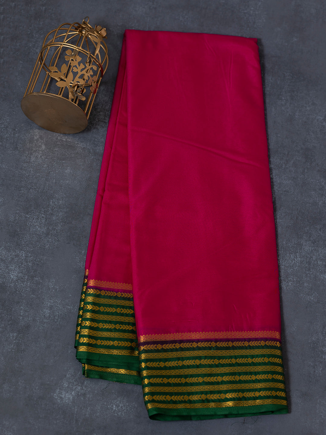 Women Semi Soft Silk Saree Magenta SS344