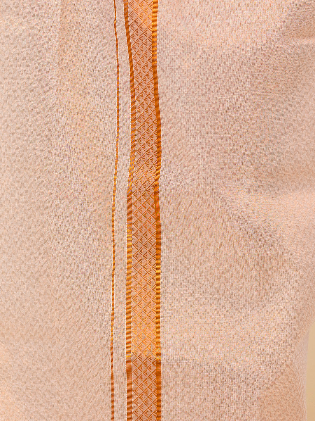 Men Copper Tissue Jacquard Full Sleeves Shirt with Matching Dhoti Set CD12