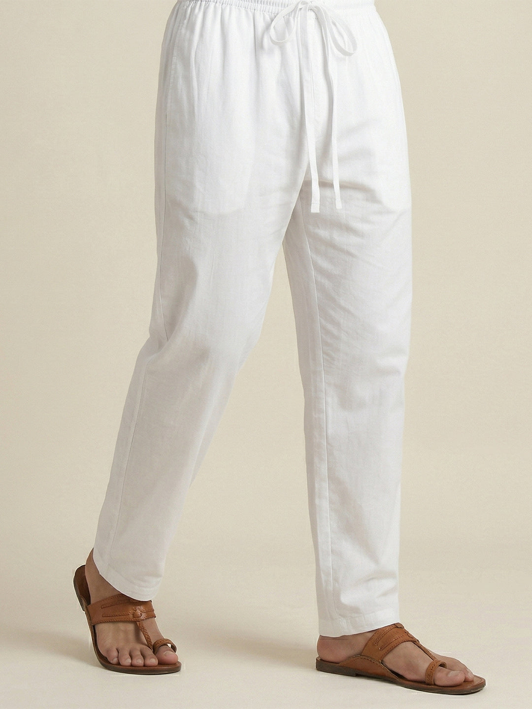 Men Stretch Cotton White Kurta Pant EP1