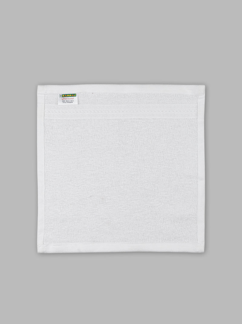 Premium Soft & Absorbent White Terry Hand Towel, Face Towel & Bath Towel 3 in 1 Combo