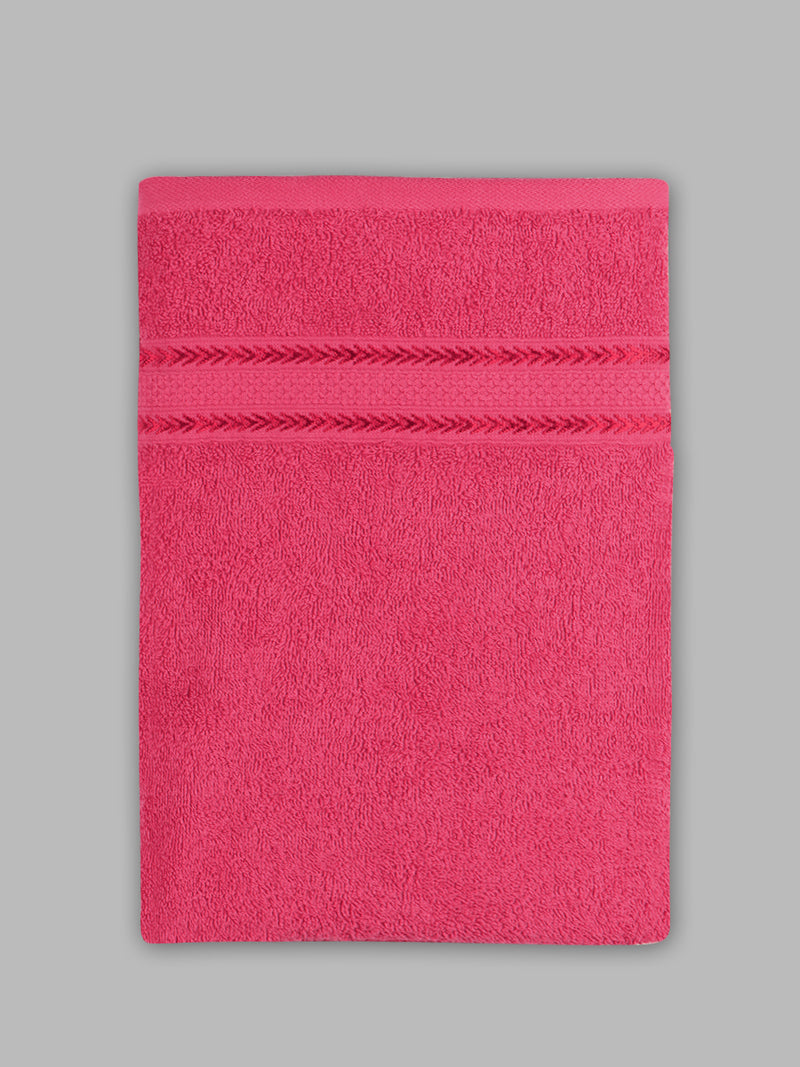Premium Soft & Absorbent Pink Terry Bath Towel BC10