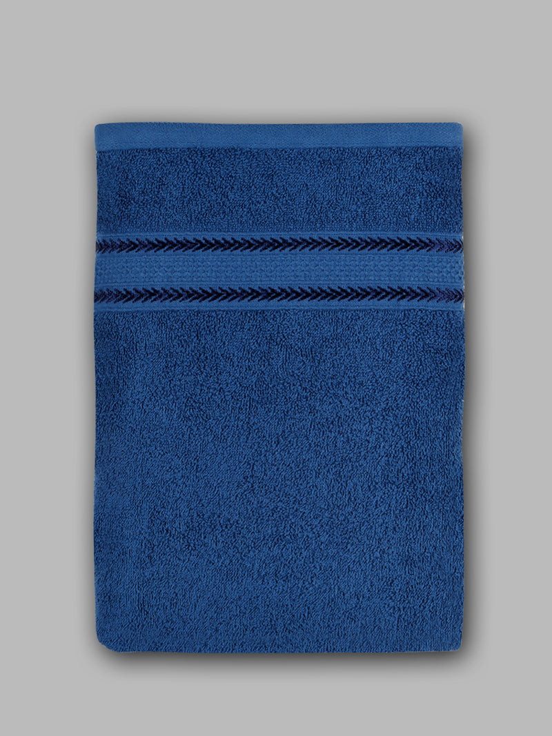 Premium Soft & Absorbent Navy Terry Hand Towel, Face Towel & Bath Towel 3 in 1 Combo