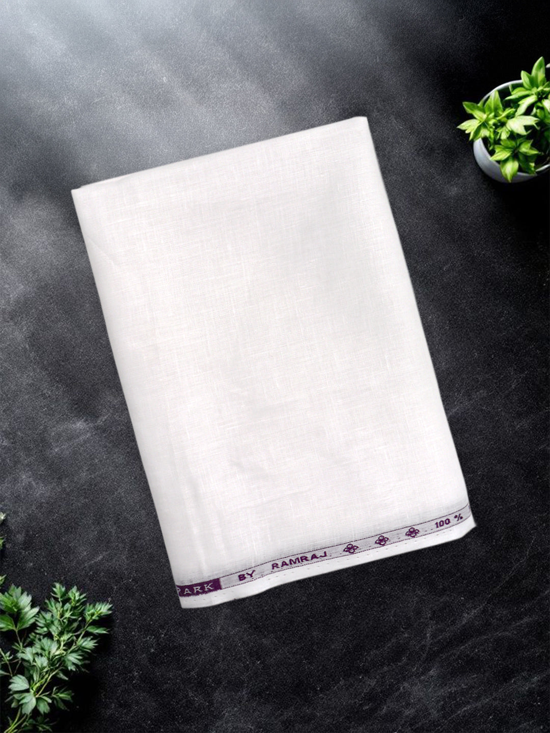 Men 100% Premium Pure Linen White Shirt Fabric Linen Park Turbo