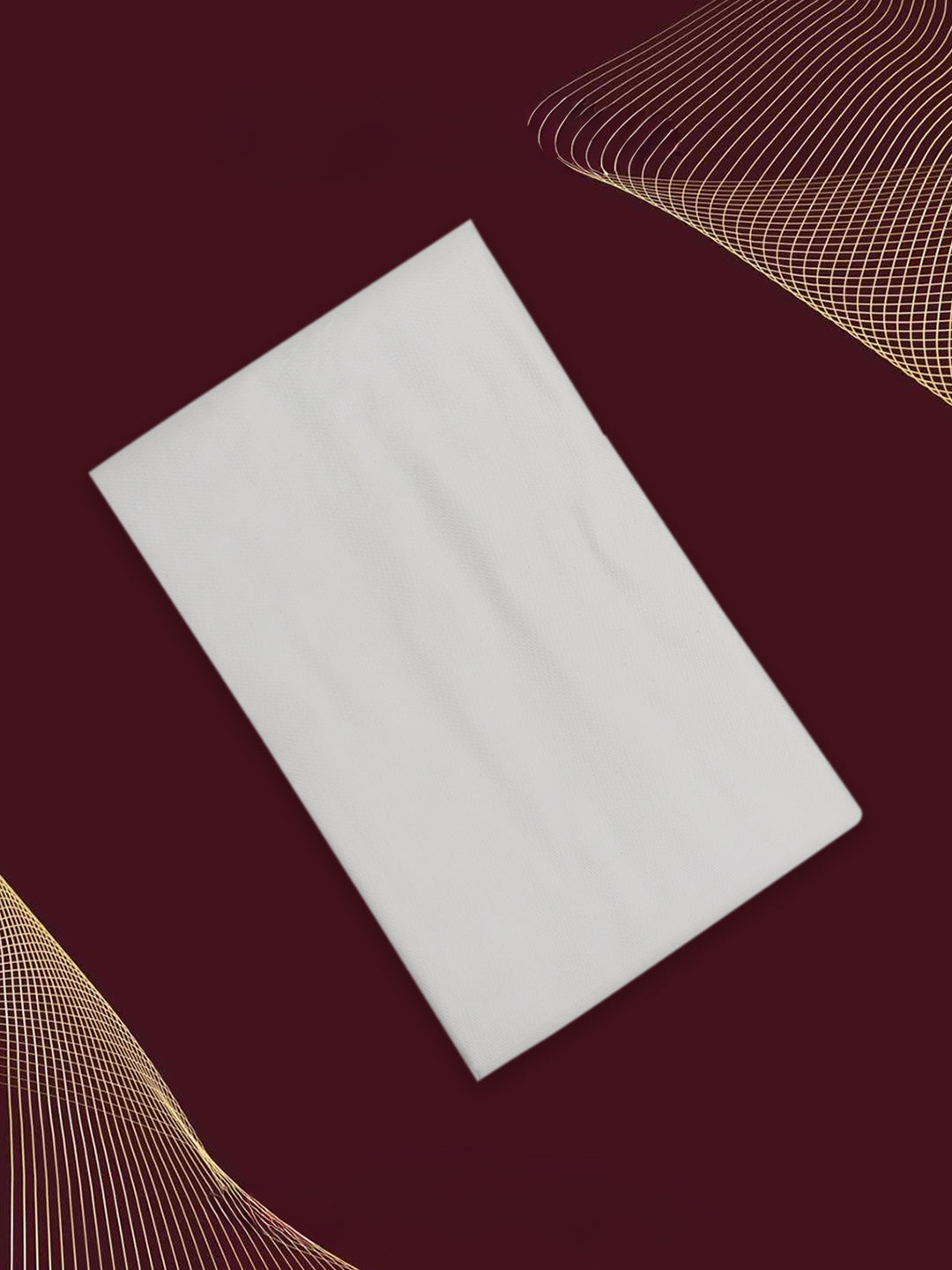 Men Pure Silk White Shirting Fabric 5566