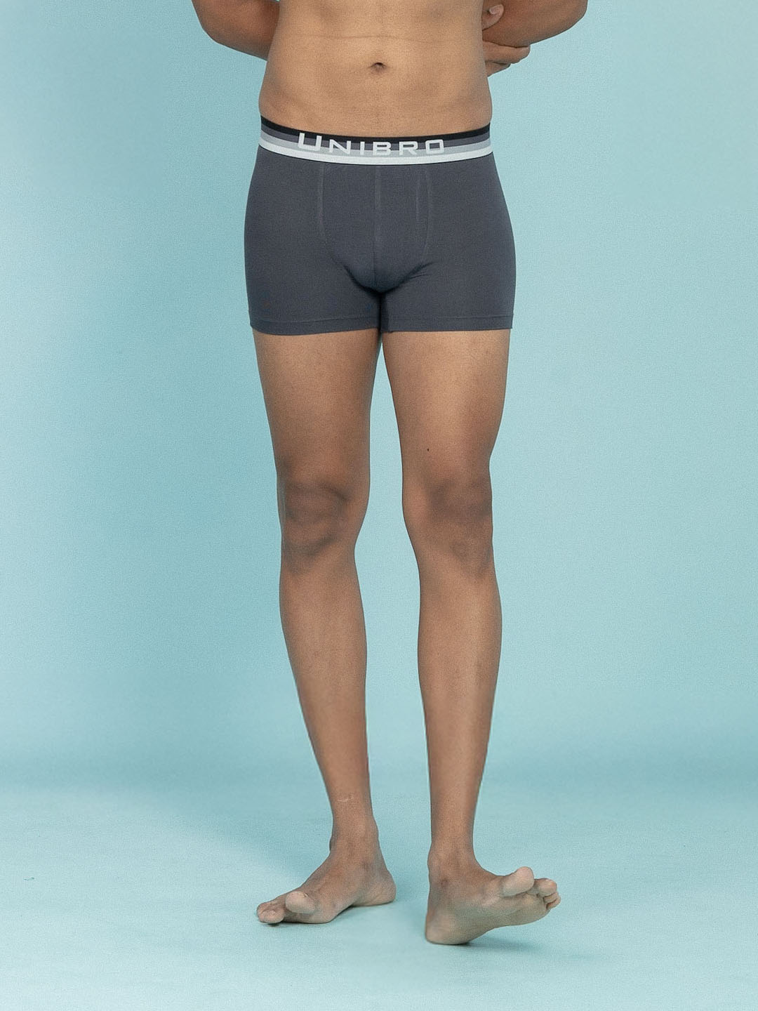 Men TENCEL™ Modal Micro Elastane Stretch Trunk Graphite Grey